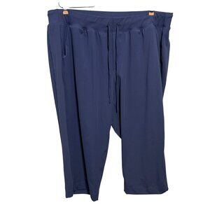 Livi Active Plus Size 22/24 Ankle Trouser Blue